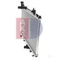 Радиатор охлаждения двигателя AKS DASIS 871582 4044455208839 210113n UL 326 - Изображение 4
