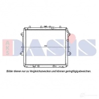 Радиатор охлаждения двигателя AKS DASIS 4044455539520 210242n 7T ANO0J 871692
