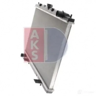 Радиатор охлаждения двигателя AKS DASIS 070084n 4044455207313 U5 03RB 867207 - Изображение 4