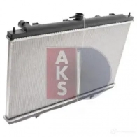 Радиатор охлаждения двигателя AKS DASIS 070084n 4044455207313 U5 03RB 867207 - Изображение 7