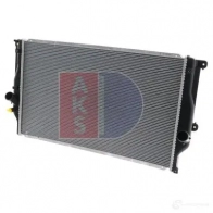 Радиатор охлаждения двигателя AKS DASIS 210213n 871665 V 1UCVOX 4044455462842