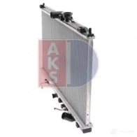 Радиатор охлаждения двигателя AKS DASIS 100210n W8 3VZ 868484 4044455177180 - Изображение 4