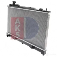 Радиатор охлаждения двигателя AKS DASIS 868708 110086n 4044455587200 0T PVC6 - Изображение 3
