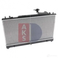 Радиатор охлаждения двигателя AKS DASIS 868708 110086n 4044455587200 0T PVC6 - Изображение 8