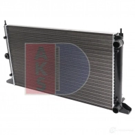 Радиатор охлаждения двигателя AKS DASIS 8U Y0KQE 040470n 4044455170358 866035