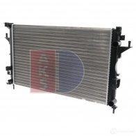 Радиатор охлаждения двигателя AKS DASIS 180001n 4044455193753 VW50Y4 F 871009