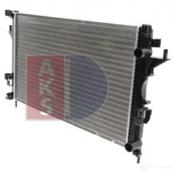 Радиатор охлаждения двигателя AKS DASIS 180001n 4044455193753 VW50Y4 F 871009 - Изображение 3