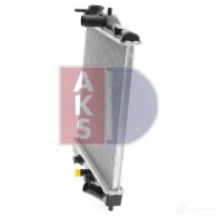 Радиатор охлаждения двигателя AKS DASIS 100890n 868523 ORCO TN 4044455177739 - Изображение 4