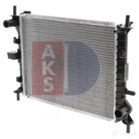 Радиатор охлаждения двигателя AKS DASIS 868174 4044455176794 091450n 95X HHL0 - Изображение 2