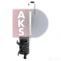 Радиатор охлаждения двигателя AKS DASIS 873943 4044455191483 480950n Y2N 0B - Изображение 2
