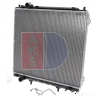Радиатор охлаждения двигателя AKS DASIS 874970 560045n EO QV2 4044455448198
