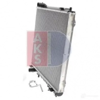 Радиатор охлаждения двигателя AKS DASIS 874970 560045n EO QV2 4044455448198 - Изображение 3