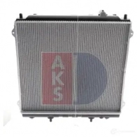 Радиатор охлаждения двигателя AKS DASIS 874970 560045n EO QV2 4044455448198 - Изображение 8