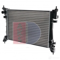 Радиатор охлаждения двигателя AKS DASIS Fiat Punto (199) 3 2005 – 2012 4044455210627 LNJQ 5R 080087n