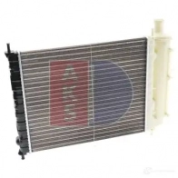 Радиатор охлаждения двигателя AKS DASIS 080580n 867685 4044455175049 X6V0Z 2D - Изображение 8