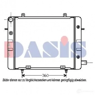 Радиатор охлаждения двигателя AKS DASIS YN Z2W 4044455195764 870355 152014n - Изображение 2