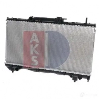 Радиатор охлаждения двигателя AKS DASIS 4044455186458 CS TK9 Toyota Carina (T190) 2 Хэтчбек 1.6 (AT190) 99 л.с. 1993 – 1997 210430n