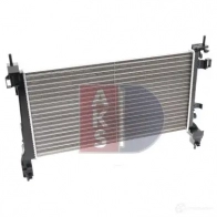 Радиатор охлаждения двигателя AKS DASIS TVH8 ZPB 080103n 867631 4044455473527 - Изображение 8