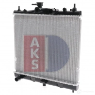 Радиатор охлаждения двигателя AKS DASIS 070078n L AGYS7 Nissan March (K12) 3 Хэтчбек 1.2 16V 65 л.с. 2003 – 2010 4044455206620