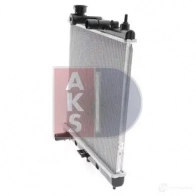 Радиатор охлаждения двигателя AKS DASIS 070078n L AGYS7 867202 4044455206620 - Изображение 4