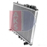 Радиатор охлаждения двигателя AKS DASIS 870712 4044455208372 160103n 7Z MD57F - Изображение 3