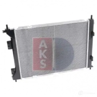 Радиатор охлаждения двигателя AKS DASIS 510189n JH QRDYB 4044455683674 874351 - Изображение 8