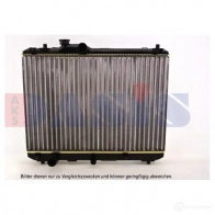 Радиатор охлаждения двигателя AKS DASIS 872808 0EYY SR4 320032n 4044455447672 - Изображение 2