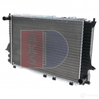 Радиатор охлаждения двигателя AKS DASIS 873950 481160n 4044455191582 H4WTX OQ