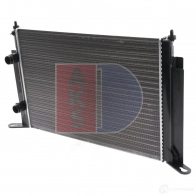 Радиатор охлаждения двигателя AKS DASIS 080022n W 59UT Fiat Stilo (192) 1 Хэтчбек 1.9 JTD (192xE1A) 115 л.с. 2001 – 2006 4044455198178