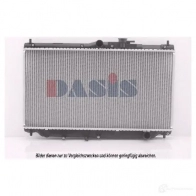 Радиатор охлаждения двигателя AKS DASIS 4044455177333 1O WNWR5 100360n 868498