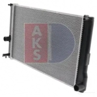 Радиатор охлаждения двигателя AKS DASIS 210238n RB6 QR 871689 4044455539551 - Изображение 3