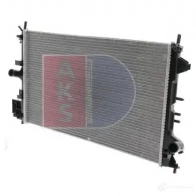 Радиатор охлаждения двигателя AKS DASIS 870173 150091n 4044455462347 Y TL2D - Изображение 2