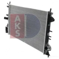 Радиатор охлаждения двигателя AKS DASIS 870173 150091n 4044455462347 Y TL2D - Изображение 3
