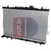 Радиатор охлаждения двигателя AKS DASIS 510025n 874191 7SP EFRA 4044455207702 - Изображение 2
