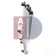 Радиатор охлаждения двигателя AKS DASIS 510025n 874191 7SP EFRA 4044455207702 - Изображение 5
