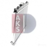 Радиатор охлаждения двигателя AKS DASIS 510025n 874191 7SP EFRA 4044455207702 - Изображение 6