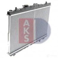Радиатор охлаждения двигателя AKS DASIS 510025n 874191 7SP EFRA 4044455207702 - Изображение 7