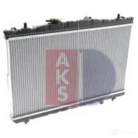 Радиатор охлаждения двигателя AKS DASIS 510025n 874191 7SP EFRA 4044455207702 - Изображение 8