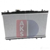 Радиатор охлаждения двигателя AKS DASIS 510025n 874191 7SP EFRA 4044455207702 - Изображение 9