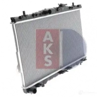 Радиатор охлаждения двигателя AKS DASIS 510025n 874191 7SP EFRA 4044455207702 - Изображение 15