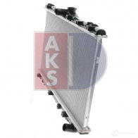 Радиатор охлаждения двигателя AKS DASIS 7 ZCSR5H 871569 210100n 4044455186199 - Изображение 4