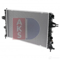 Радиатор охлаждения двигателя AKS DASIS 150052n KY V3UP 4044455205531 870135 - Изображение 2