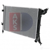 Радиатор охлаждения двигателя AKS DASIS 370038n 873161 K6BD OW 4044455206125