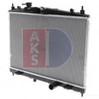 Радиатор охлаждения двигателя AKS DASIS 070181n X1A 91F 867287 4044455587064 - Изображение 2