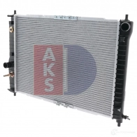 Радиатор охлаждения двигателя AKS DASIS QLIC UU 874233 4044455210788 510067n