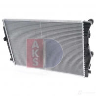 Радиатор охлаждения двигателя AKS DASIS 480093n 4044455556480 V0X LW6 873912 - Изображение 10