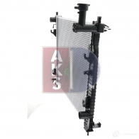 Радиатор охлаждения двигателя AKS DASIS 874696 520126n B3AO P 4044455539858 - Изображение 3