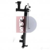 Радиатор охлаждения двигателя AKS DASIS 874696 520126n B3AO P 4044455539858 - Изображение 4