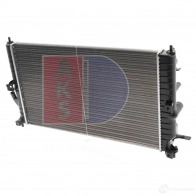 Радиатор охлаждения двигателя AKS DASIS WGD 0KI 151320n 4044455182474 870301 - Изображение 10