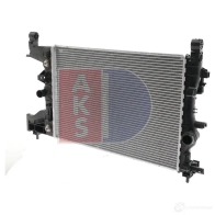 Радиатор охлаждения двигателя AKS DASIS JE PLSH6 870206 4044455587088 150124n - Изображение 2